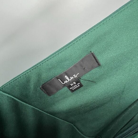 Lulus Celebration Time Emerald Green Sleeveless Tiered Midi Dress Size XS - Picture 9 of 11